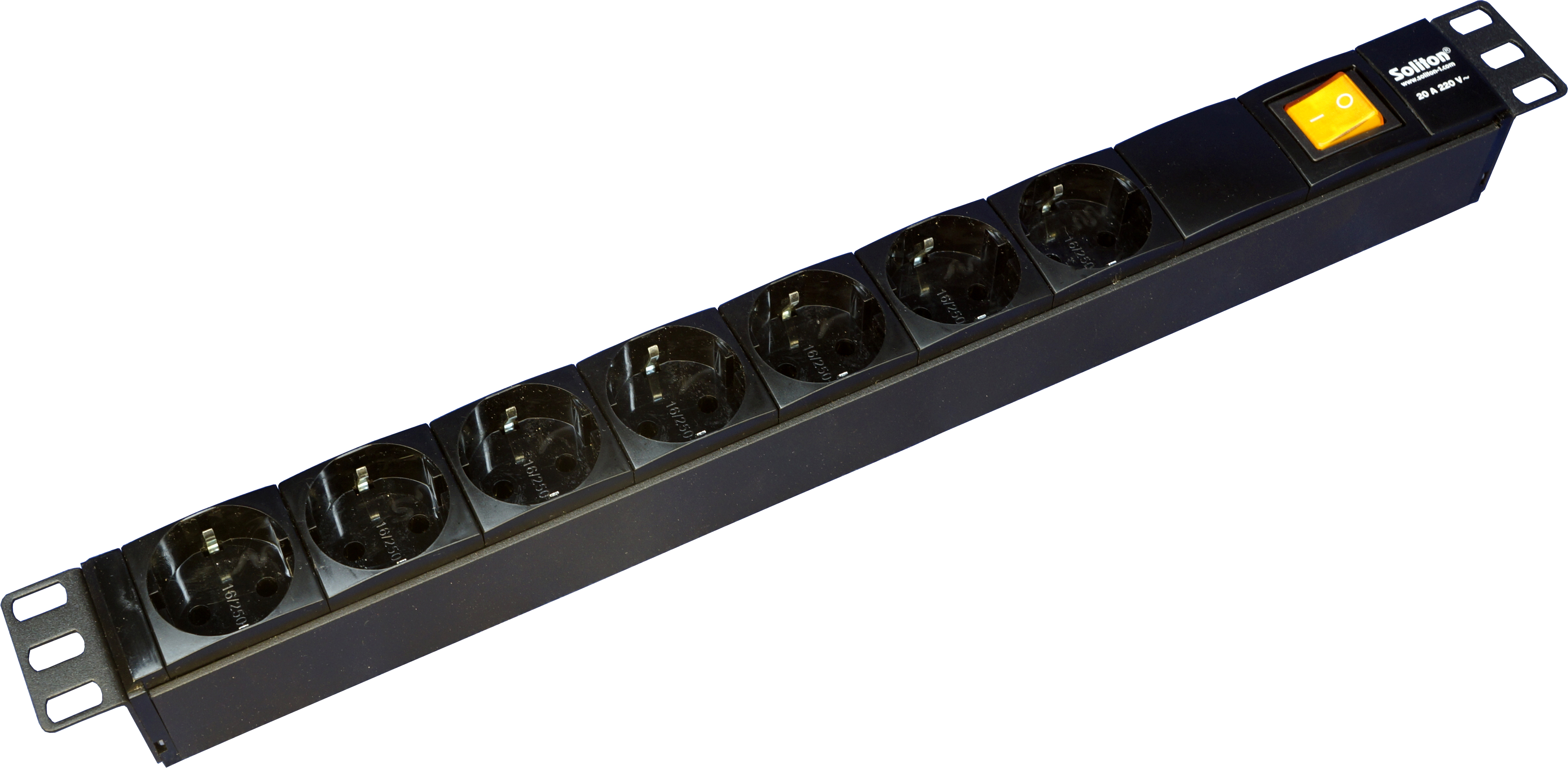 Вертикальный PDU, S-7, 7 Schuko, 10A, ввод IEC C14, дополнительное фото