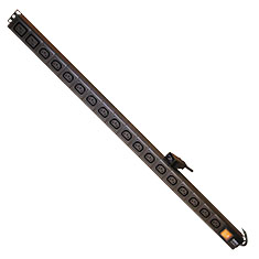 Вертикальный PDU, S-16C13+2C19, 18 IEC C13, IEC C19, 16A, ввод IEC C20, S-16C13+2C19